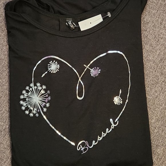 Edista Las Angeles Womens Black Shirt, size S - Picture 1 of 4